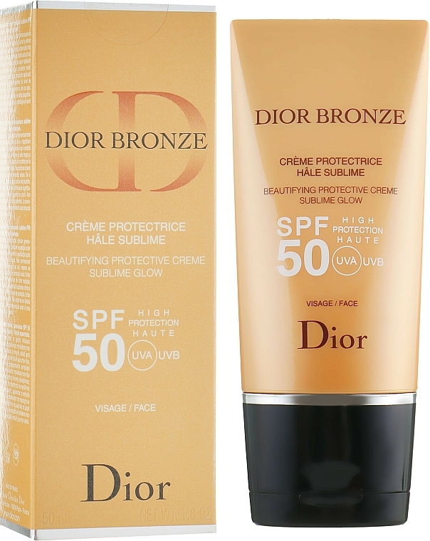 Verschönernde Sonnenschutzcreme für das Gesicht SPF 50 - Dior Bronze Beautifying Protective Creme Sublime Glow — Bild N1