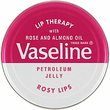 Düfte, Parfümerie und Kosmetik Kosmetische Lippenvaseline mit Rose und Mandelöl - Vaseline Lip Therapy Rosy Lips Balm