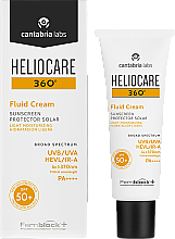 Feuchtigkeitsspendende Fluid-Creme für das Gesicht SPF 50+ - Cantabria Labs Heliocare 360º Fluid Cream SPF 50+ Sunscreen — Bild N3