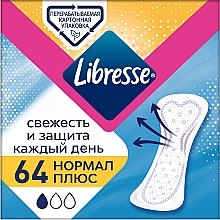 Düfte, Parfümerie und Kosmetik Slipeinlagen Normal Plus 64 St. - Libresse Normal Plus