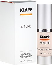 Augencreme mit Vitamin C, Peptiden, Hyaluronsäure - Klapp C Pure EyeZone Treatment — Bild N1