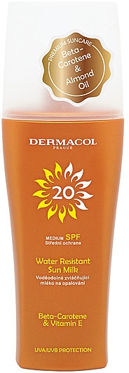 Wasserfestes Sonnenschutzmilch-Spray SPF 20 - Dermacol Sun Water Resistant Milk Spray SPF20 — Bild N1
