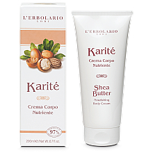 Düfte, Parfümerie und Kosmetik Pflegende Körpercreme mit Shea Butter - L'Erbolario Karite Shea Butter Nourishing Body Cream