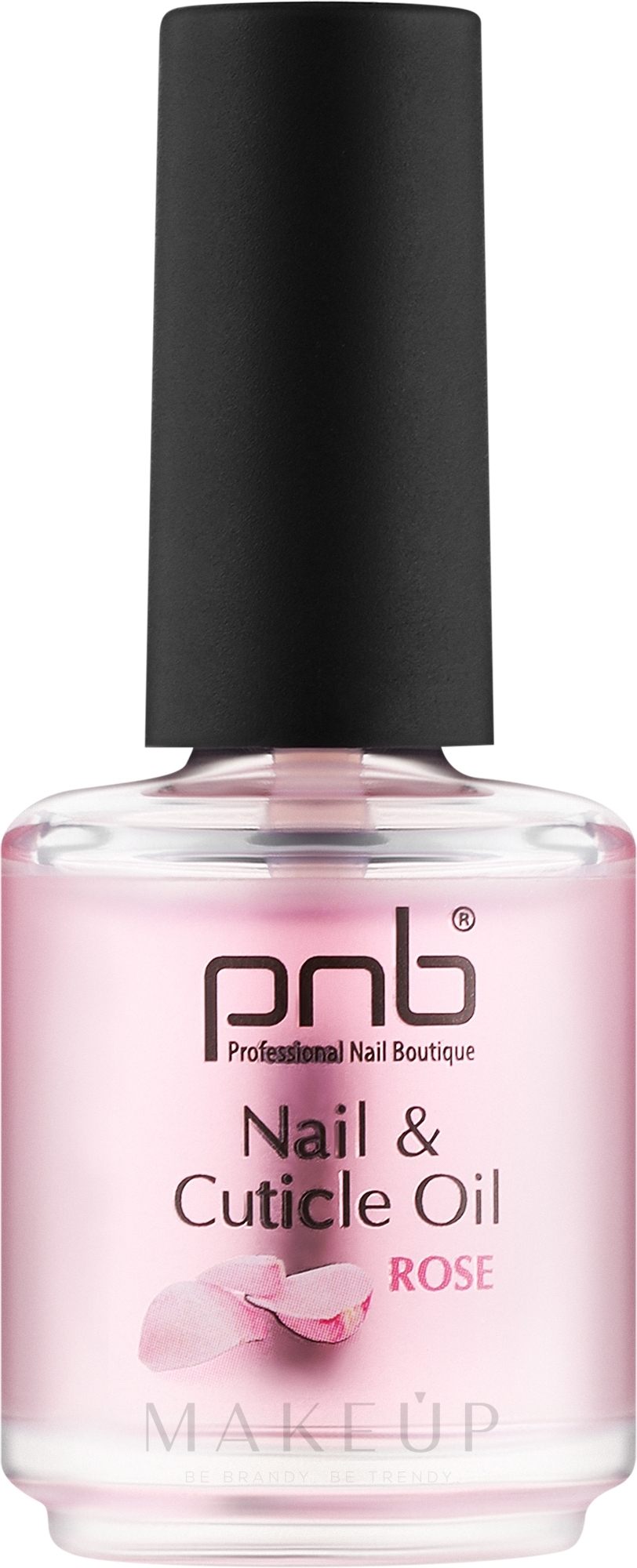 Nagel- und Nagelhautöl mit Rosenduft - PNB Nail & Cuticle Oil Rose — Bild 15 ml