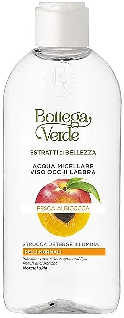 Mizellenwasser - Bottega Verde Beauty Extracts Peach & Apricot Micellar Water — Bild N1