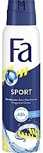 Düfte, Parfümerie und Kosmetik Deospray Antitranspirant - FA Sport Unisex Deospray