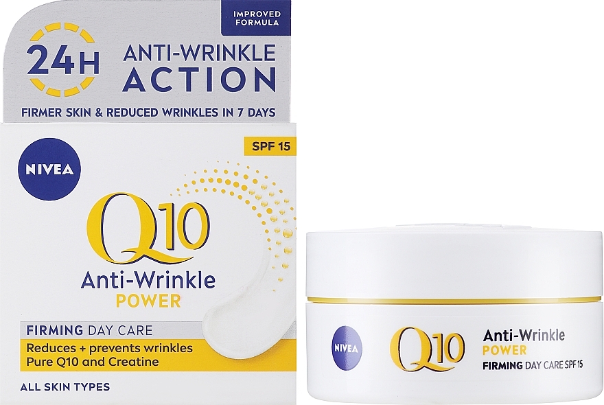 Pflegende Anti-Falten Tagescreme - Nivea Q10 Power Anti-Wrinkle + Firming Normal Skin Cream — Bild N2