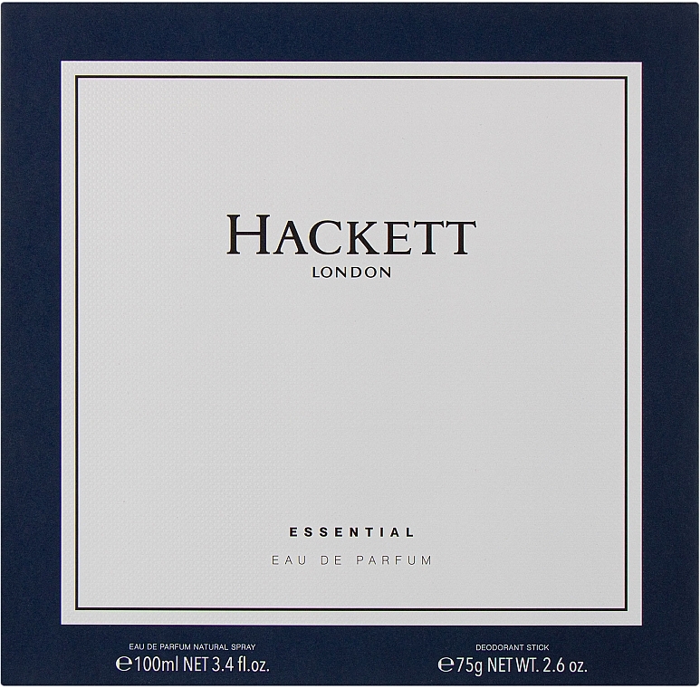 Hackett London Essential - Duftset (Eau de Parfum 100ml + Deostick 75ml)  — Bild N1