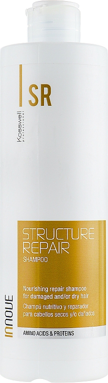 Nährendes und regenerierendes Shampoo für strapaziertes und trockenes Haar - Kosswell Professional Innove Structure Repair Shampoo — Bild N1