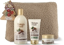 Set - Bottega Verde Karite D'Africa Gift Set (cr/50ml + lot/400ml + h/cr/75ml + bag/1pc) — Bild N1