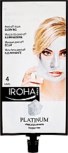 Düfte, Parfümerie und Kosmetik Peel-Off Maske mit Platinum - Iroha Nature Platinum Peel Off Mask Glowing 4 Uses