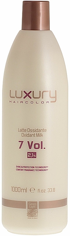 Milchiges Oxidationsmittel - Green Light Luxury Haircolor Oxidant Milk 2.1% 7 vol. — Bild N1