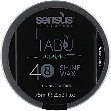 Düfte, Parfümerie und Kosmetik Glitzer-Wachs für das Haar - Sensus Tabu Shine Wax 48