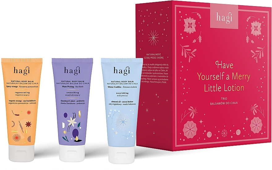 Set - Hagi Have A Yourself A Merry Little Lotion (Körperbalsam 3x75ml)  — Bild N1