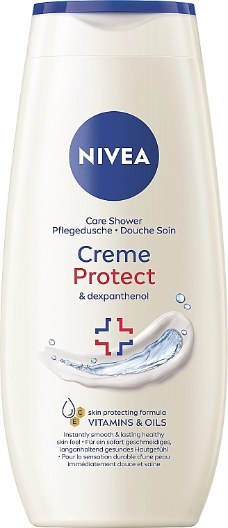 Duschgel - Nivea Creme Protect & Dexpantenol Pure Care Shower — Bild N1