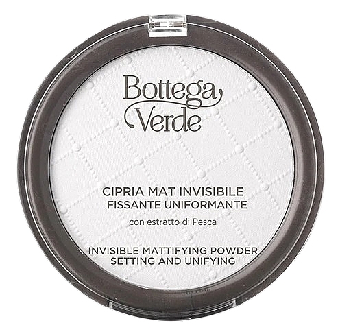 Gesichtspuder - Bottega Verde Invisible Mattifying Powder With Peach Extract Setting And Unifying — Bild N1