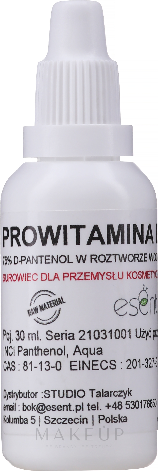 Provitamin B mit 75% D-Panthenol - Esent — Bild 30 ml