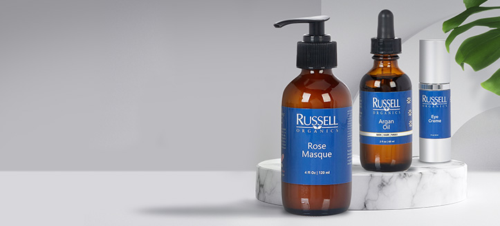 Beim Kauf von einem Russell Organics-Produkt erhalten Sie ein Geschenk nach Wahl