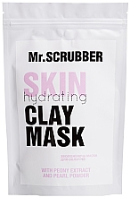 Düfte, Parfümerie und Kosmetik Feuchtigkeitsspendende Gesichtsmaske - Mr.Scrubber Skin Hydrating Peony Extract Clay Mask