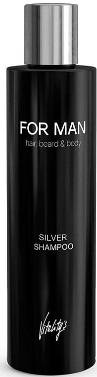 Silbernes Anti-Gelbstich Shampoo für blondes, weißes oder graues Haar - Vitalitys For Man Anti-yellow Silver Shampoo — Bild N1