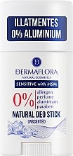 Düfte, Parfümerie und Kosmetik Deostick für empfindliche Haut - Dermaflora Natural Deo Stick Sensitive With MSM