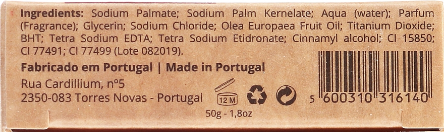 Naturseife Ginja - Essencias De Portugal Senses Ginja Soap With Olive Oil — Bild N2