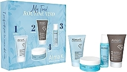 Set - Alma K. My Time! Face Care Routine Kit (cr/30 ml + ton/30 ml + cr/15 ml + mask/30 ml) — Bild N4