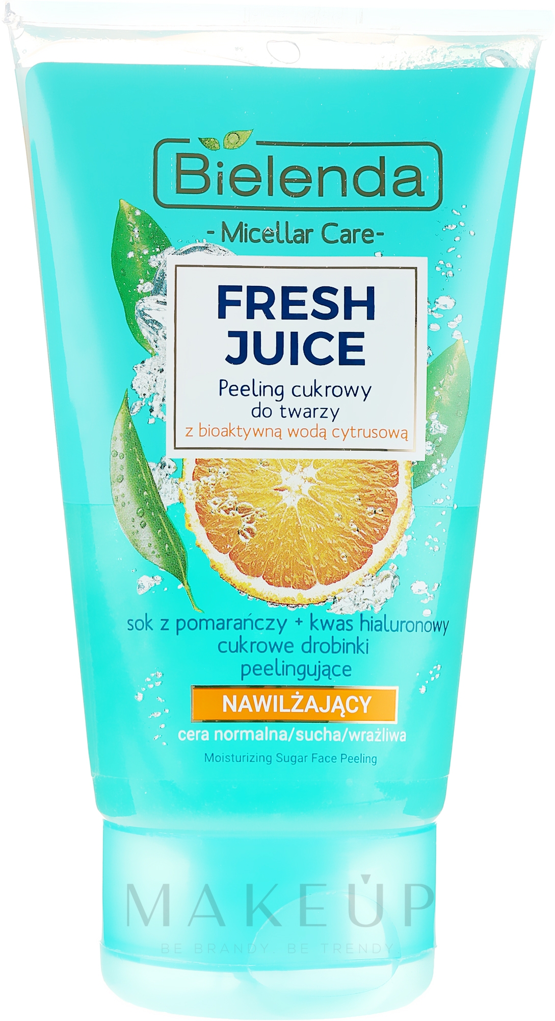 Feuchtigkeitsspendendes Zuckerpeeling für Gesicht mit Orange - Bielenda Fresh Juice Peel — Foto 150 g