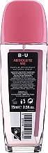 B.U. Absolute Me Natural Spray - Parfümiertes Körperspray  — Bild N2