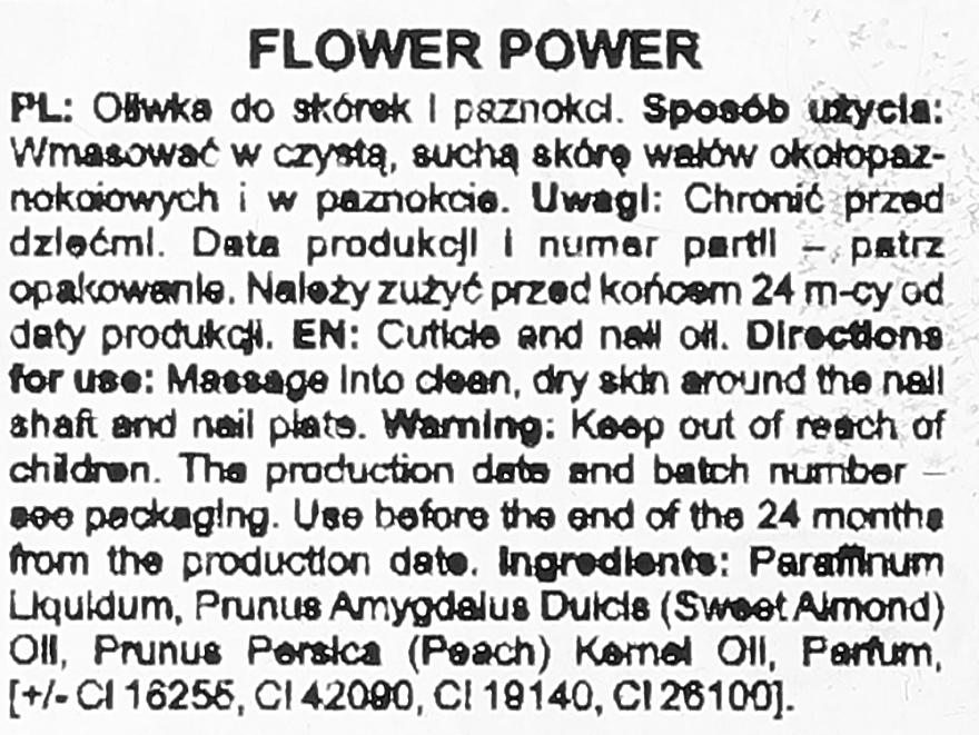 Nagel- und Nagelhautöl - Silcare Garden of Colour Cuticle Oil Flower Power — Bild N2
