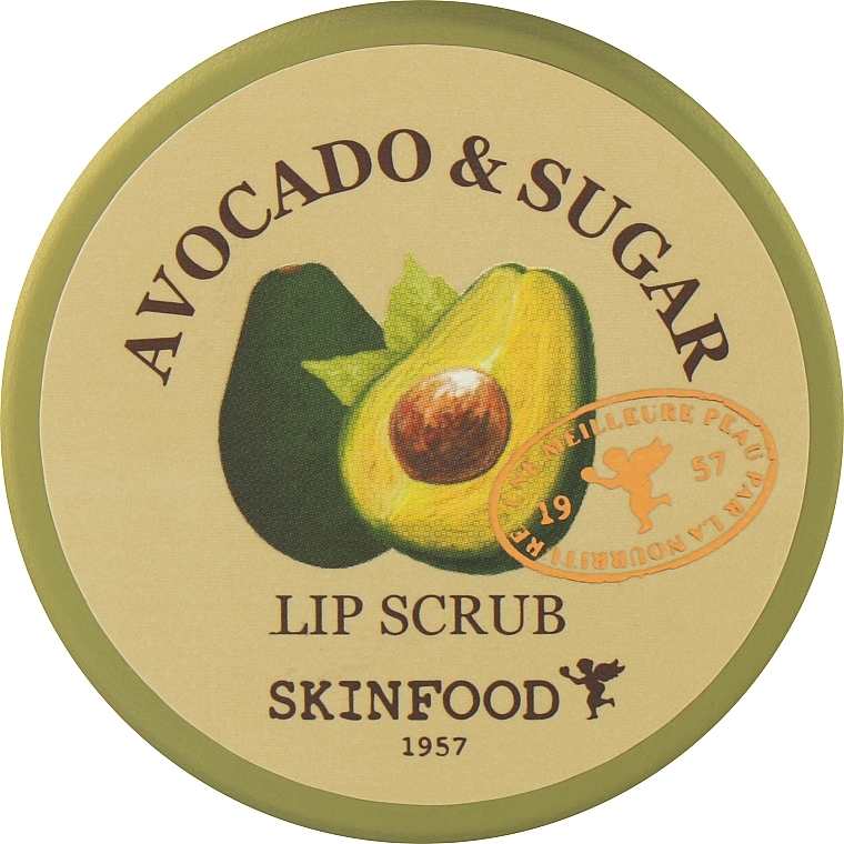 Lippenpeeling mit Avocadoöl und schwarzem Zucker - Skinfood Avocado and Sugar Lip Scrub