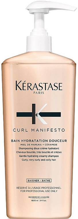 Shampoo mit Manuka-Honig und Ceramiden für lockiges Haar - Kerastase Curl Manifesto Bain Hydratation Douceur — Bild N2