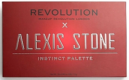 Düfte, Parfümerie und Kosmetik 	Lidschattenpalette - Makeup Revolution X Alexis Stone The Instinct Palette