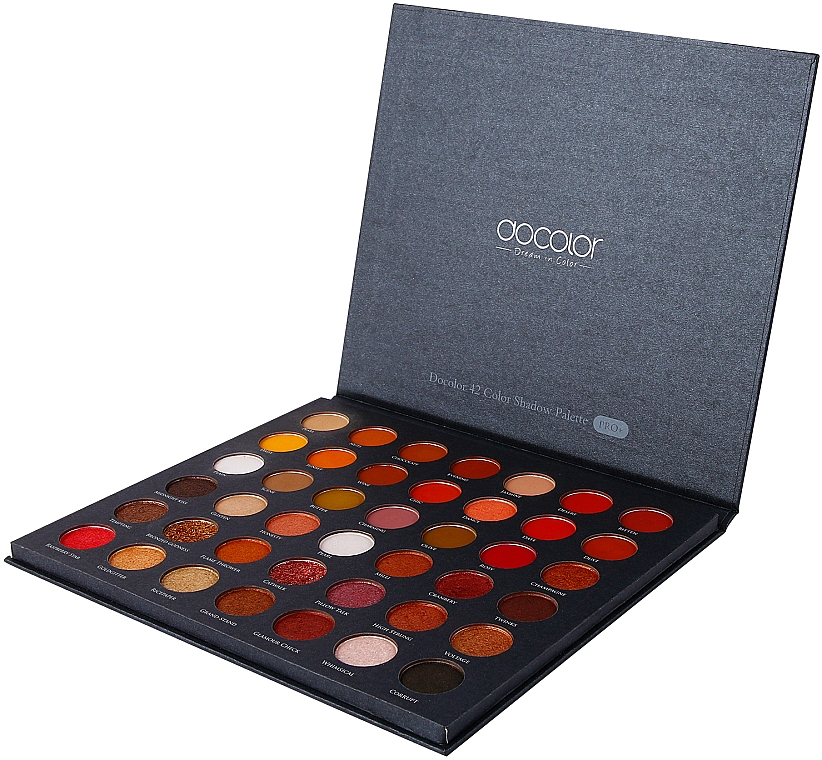 Lidschatten-Palette 45 Farben - Docolor PRO+ 42 Colors Eyeshadow Palette — Bild N2