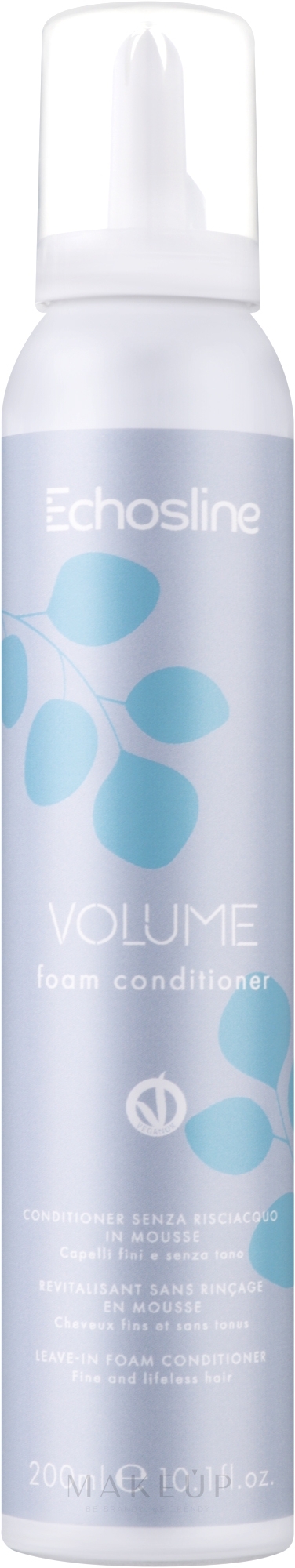 Schaum-Conditioner für Haarvolumen - Echosline Volume Foam Conditioner — Bild 200 ml