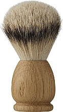 Rasierpinsel - Acca Kappa Apollo Oak Wood Superior Silver Badger Shaving Brush  — Bild N1