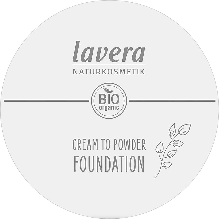 Foundation-Creme-Puder für das Gesicht - Lavera Cream to Powder Foundation — Bild N2