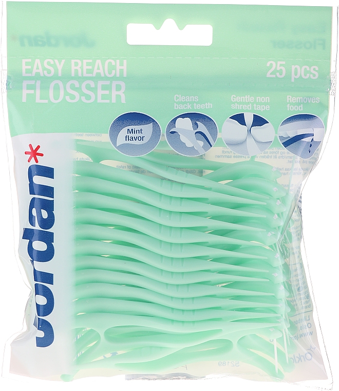 Zahnseide-Sticks 25 St. - Jordan Easy Reach Flosser — Bild N1
