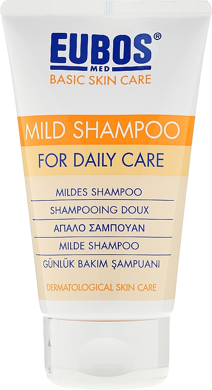 Nährendes Shampoo für trockenes Haar - Eubos Med Basic Skin Care Mild Shampoo — Bild N1