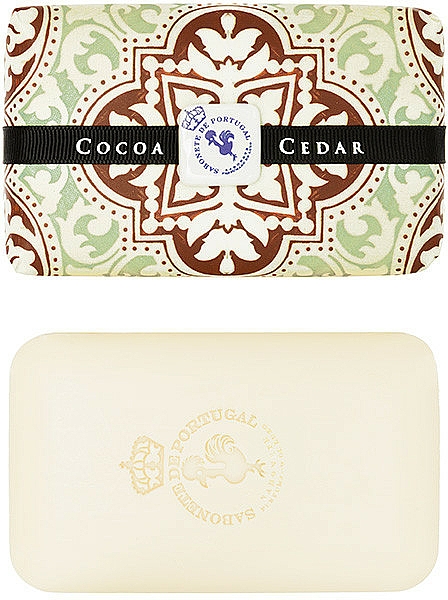 Naturseife mit Kakao- und Zedernaroma - Castelbel Tile Cocoa & Cedar Soap — Bild N1
