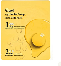 Düfte, Parfümerie und Kosmetik Nasen-Clear-Up-Maske in 2 Schritten - Quret Egg Bubble 2-Step Nose Wide Pack
