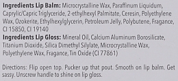 Balsam und Lipgloss - Glossy Pops Throwback 80's Lip Balm & Lip Gloss Duo — Bild N2
