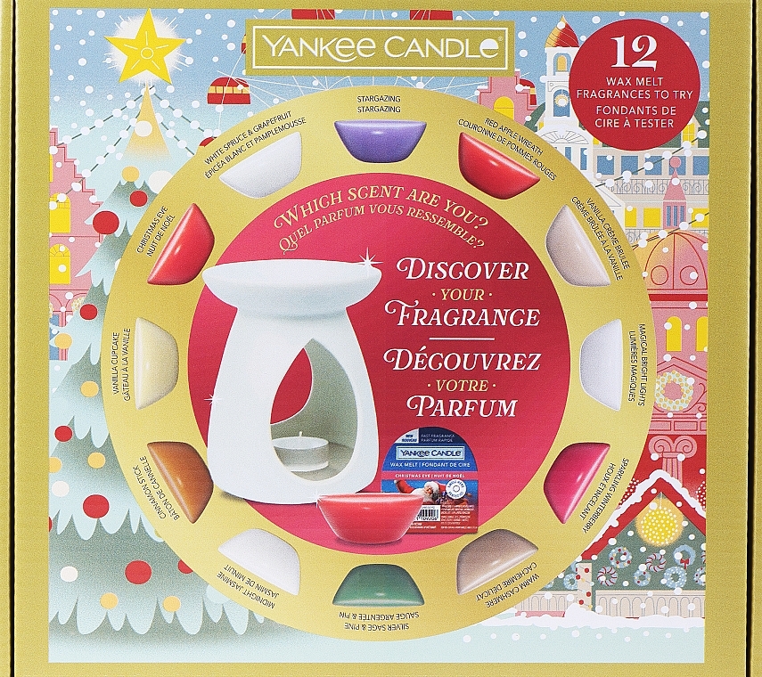 Set - Yankee Candle Wax Melt Discovery Geschenkset 2024 (12 Kerzen) — Bild N1