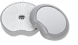 Kompakte Haarbürste d 84 mm grau - Janeke The Original Pomme Brush With Mirror — Bild N4