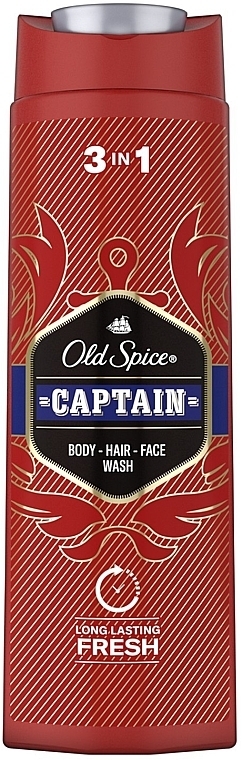 2in1 Shampoo-Duschgel - Old Spice Captain Shower Gel + Shampoo  — Bild N1