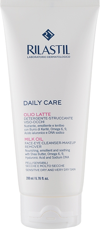 Reinigungsmilch für normale, sensible und zarte Gesichtshaut - Rilastil Daily Care Olio Latte — Bild N1