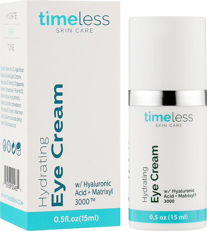 Augencreme - Timeless Skin Care Eye Cream Hyaluronic Acid — Bild N2