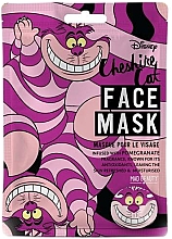 Düfte, Parfümerie und Kosmetik Erfrischende und feuchtigkeitsspendende Tuchmaske für das Gesicht mit Granatapfelextrakt Disney Cheshire Cat - Mad Beauty Disney Cheshire Cat Sheet Face Mask