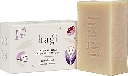 Naturseife mit Leindotter für trockene, allergische und atopische Haut - Hagi Soap  — Bild N1