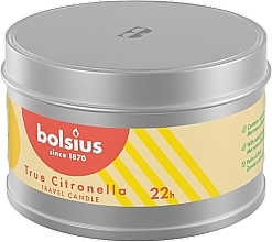 Duftkerze, 22H - Bolsius True Citronella Travel Candle — Bild N1